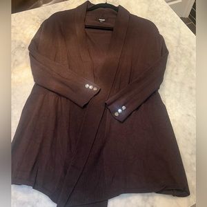 Premise Studio Dark Brown Cardigan Size XL
